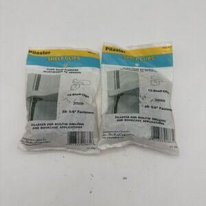 Pilaster JOHN STERLING PB-0086-WT 2 Pack Clips,White, Ttl 24 Clips